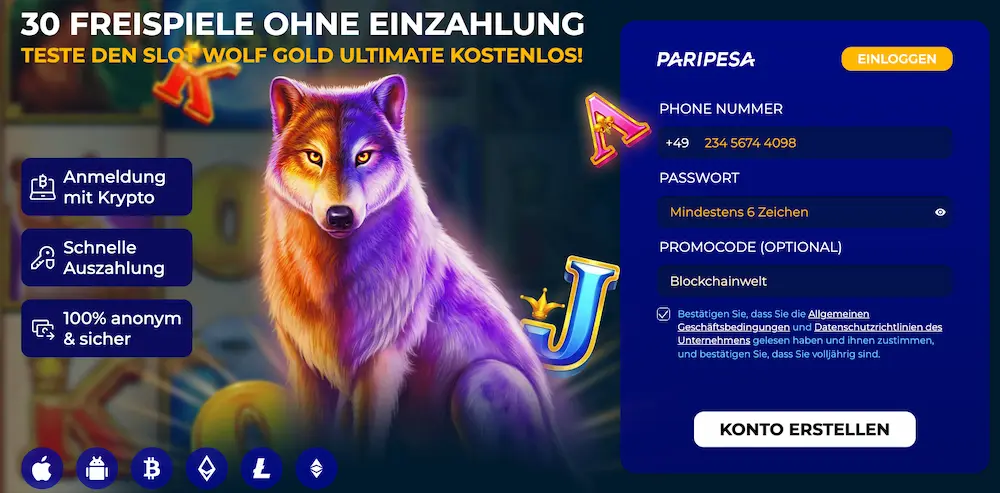paripesa bonus code