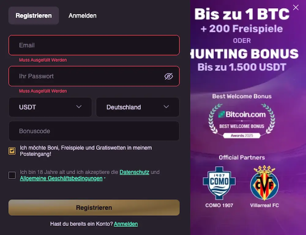 playbet registrierung