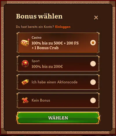 wildrobin anmelden 1