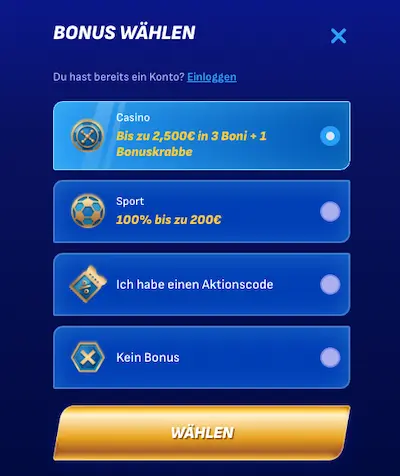 wonaco casino anmeldung 1