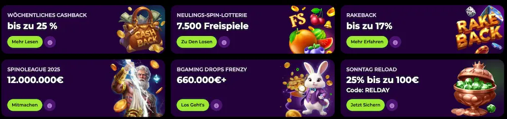 bestandskunden bonus bei spinmama
