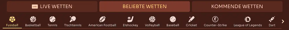 cleobetra sportarten