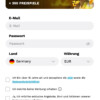LevelUp Registrierung E-Mail & Passwort