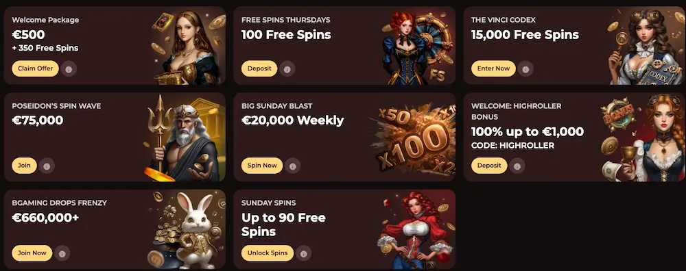 vincispin bonus für bestandskunden