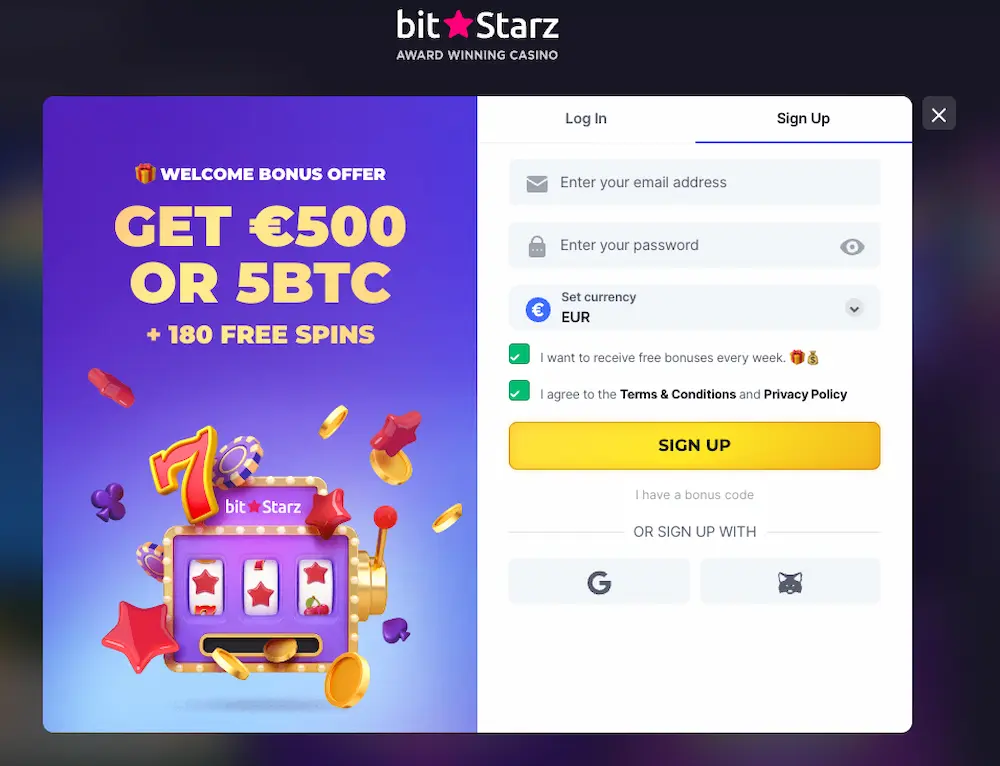 bitstarz casino anmeldung 1