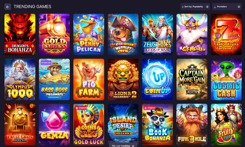 bitstarz trending games