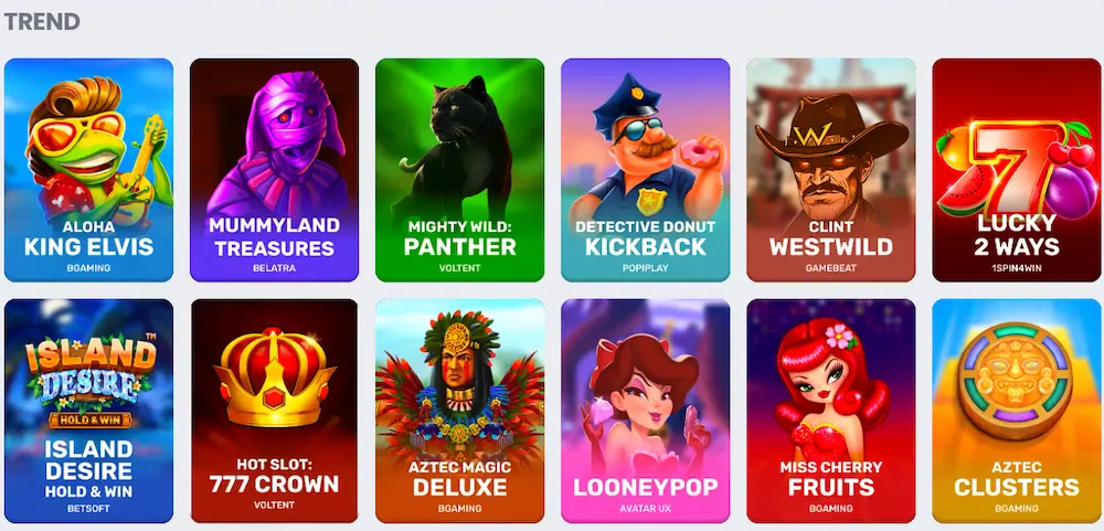 crocoslots trendign slots
