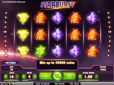starburst freespins