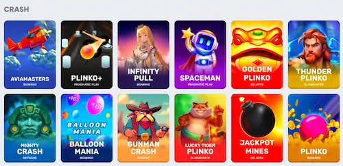 crash game kategorie