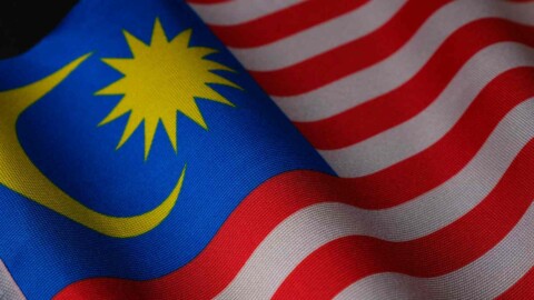 Malaysia Flagge