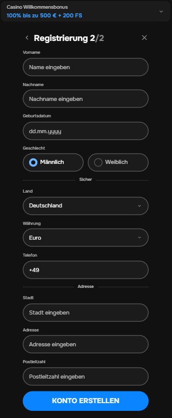 mrpunter registrieren schritt 4