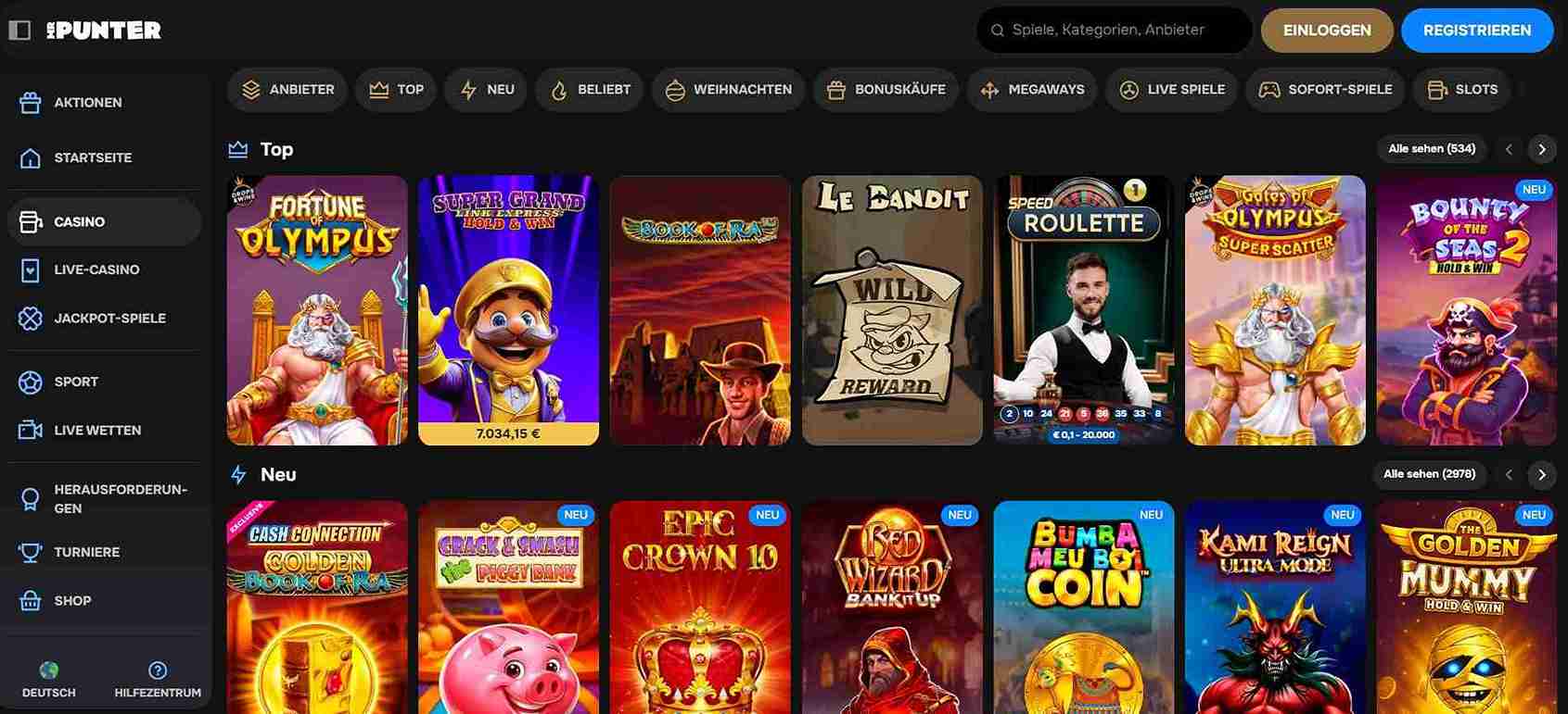 mrpunter spieleangebot