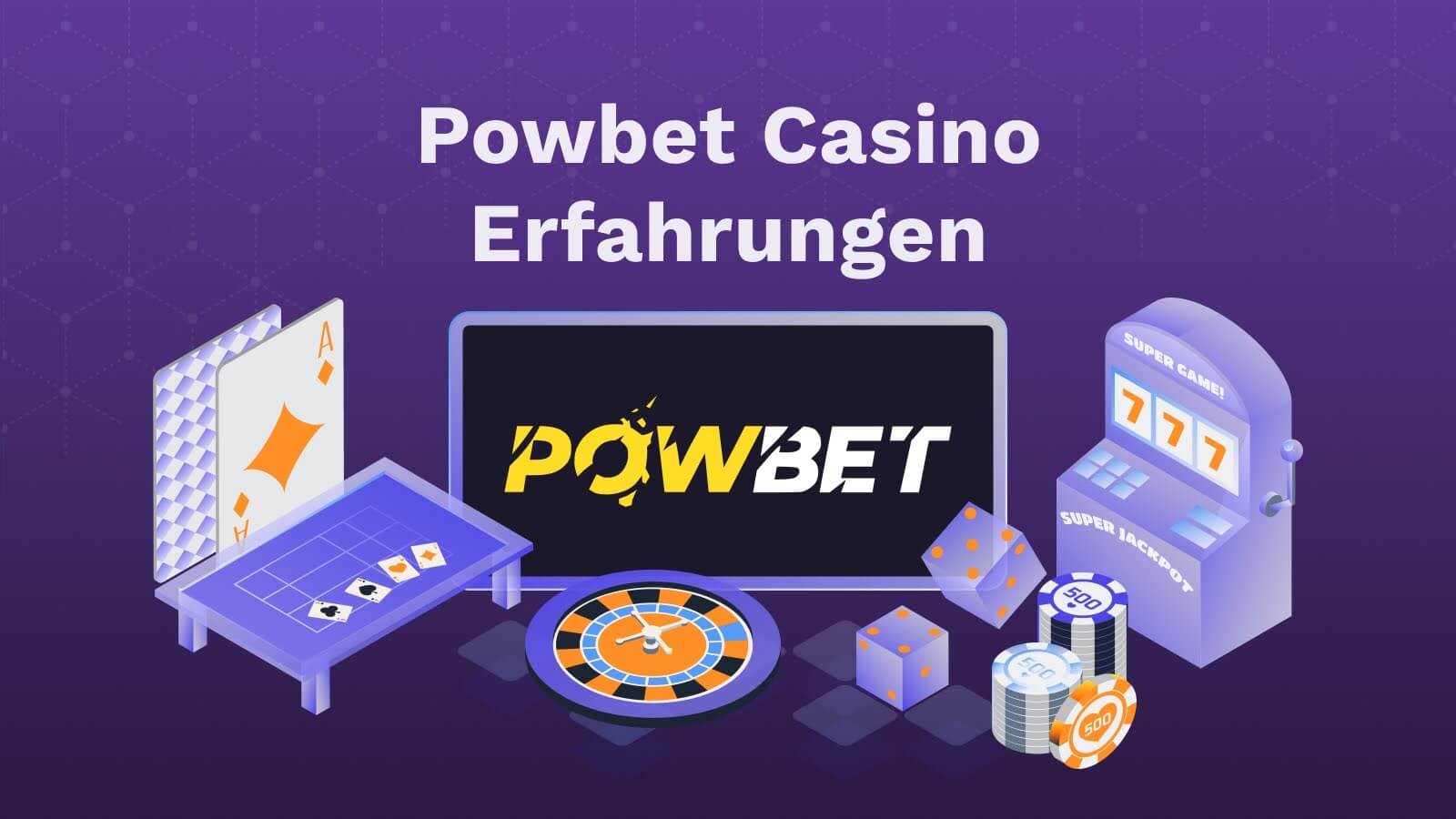 Interfaccia della piattaforma Powbet che mostra slot machine e mercati scommesse live