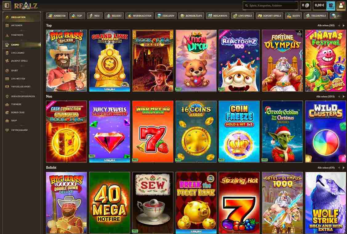 realz casino spiele
