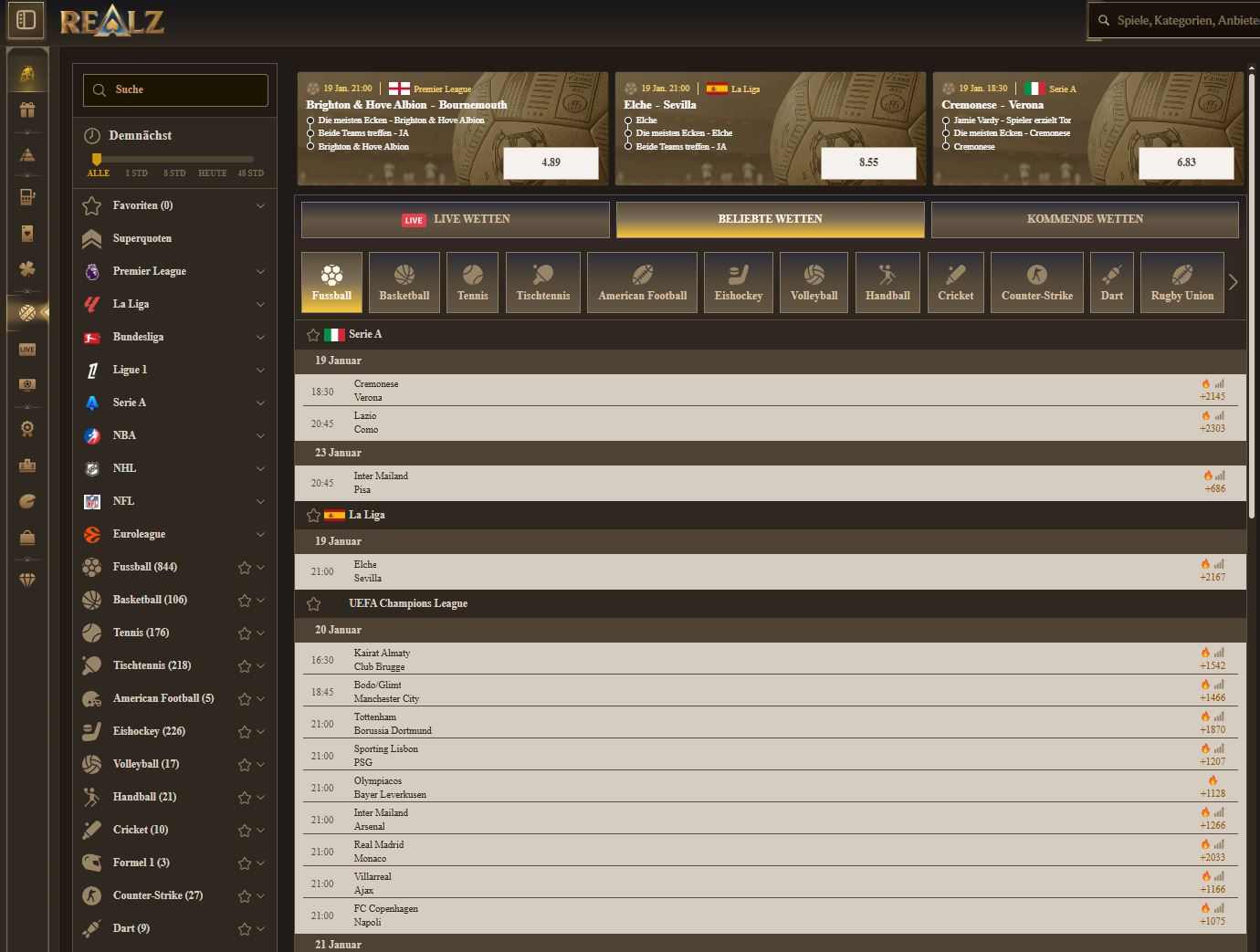realz sportwetten angebot