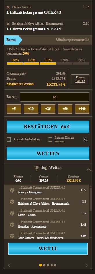 realz sportwetten platzieren