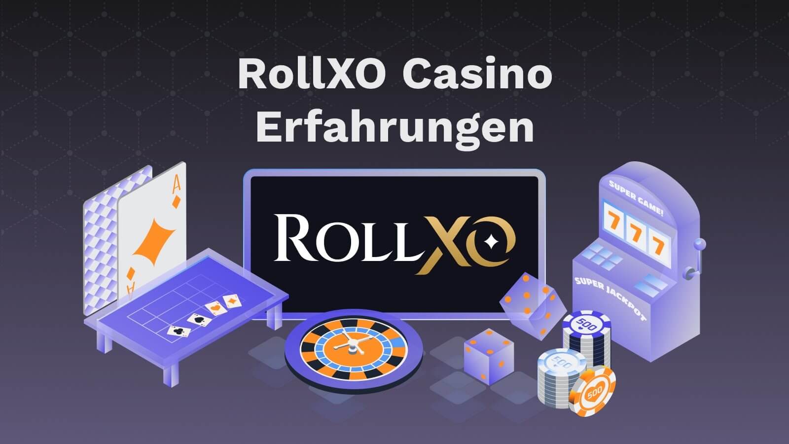 Rollxo Casino Dashboard Screenshot