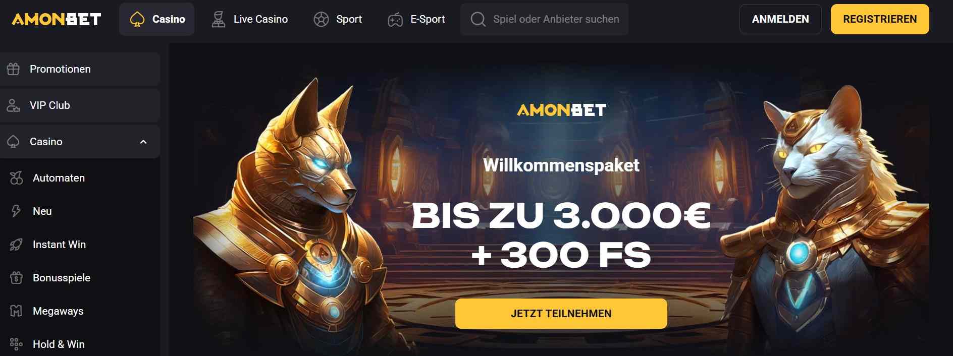 Amonbet Casino Bonus