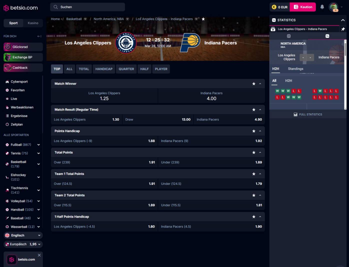 Betsio.com Sportwetten