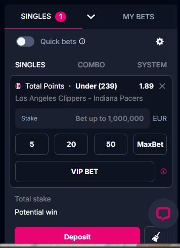 betsio.com Wette Platzieren