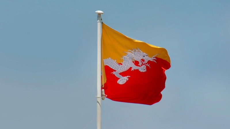 bhutan flagge