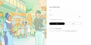 robinhood login screen