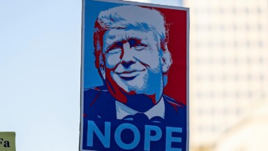 donald trump plakat nope