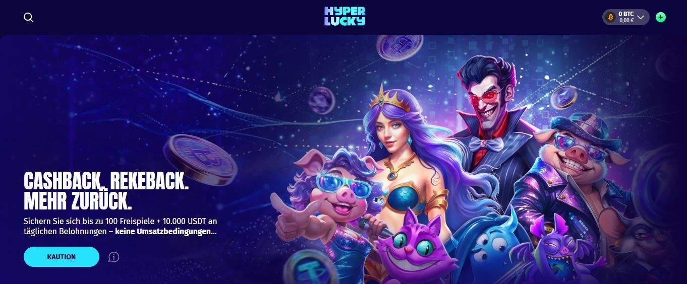 Hyperlucky Bonusangebot