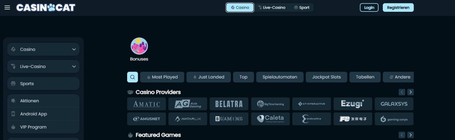 Casinocat Bonus