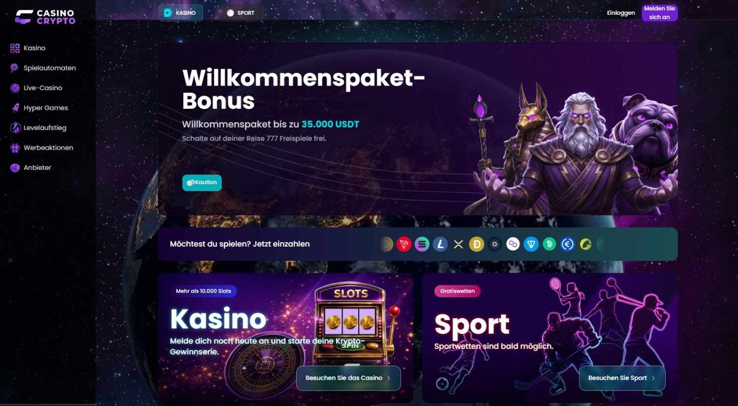 CasinoCrypto.io Bonus