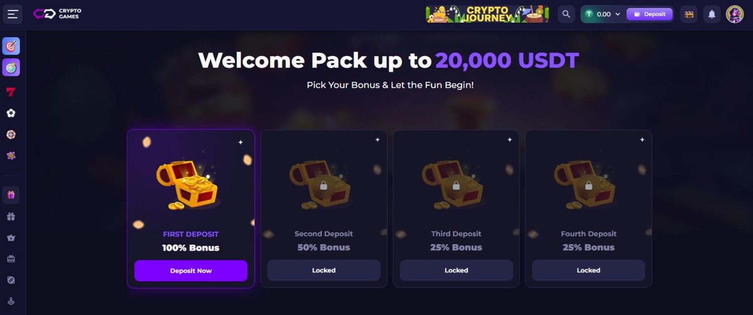Crypto Games Bonus