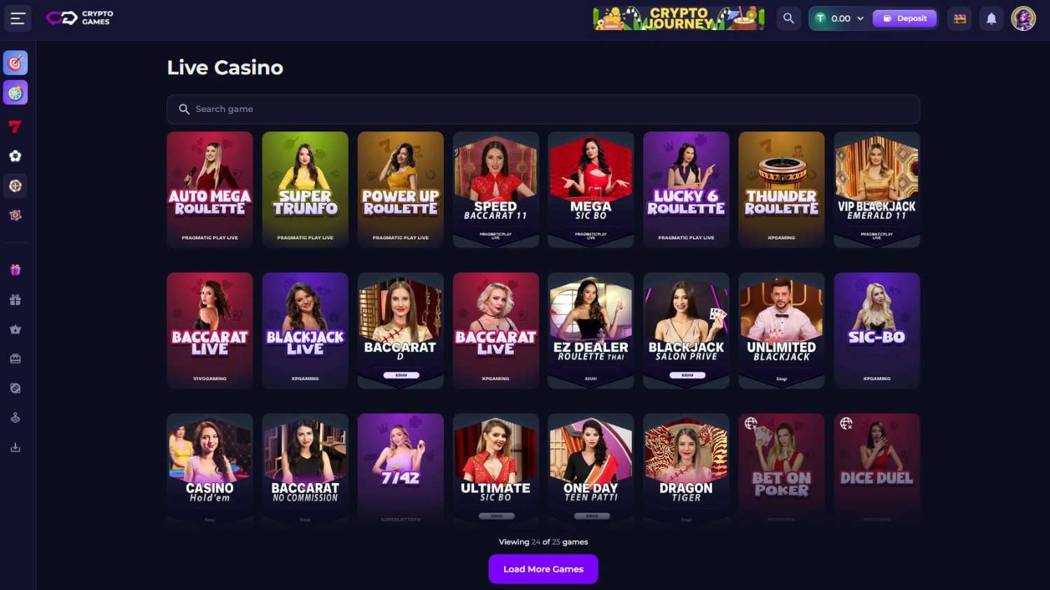 Crypto Games Spiele