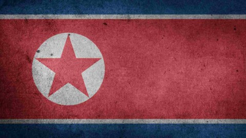 nordkorea flagge