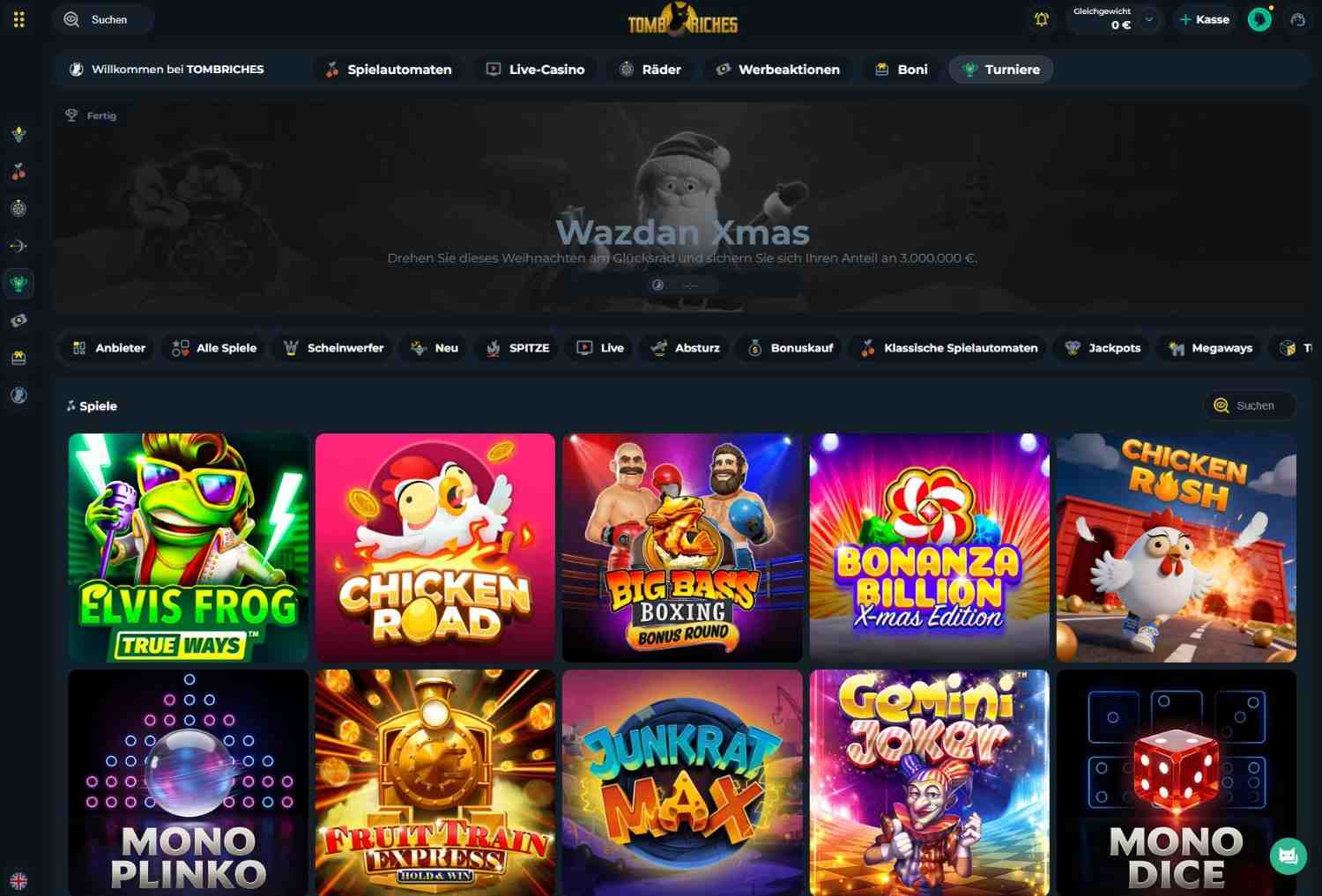 TombRiches Spiele