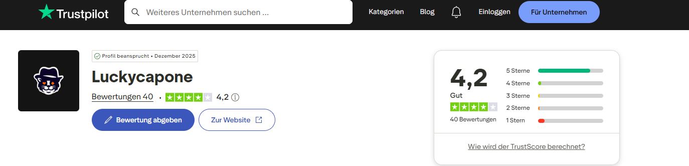 Luckycapone Bewertung
