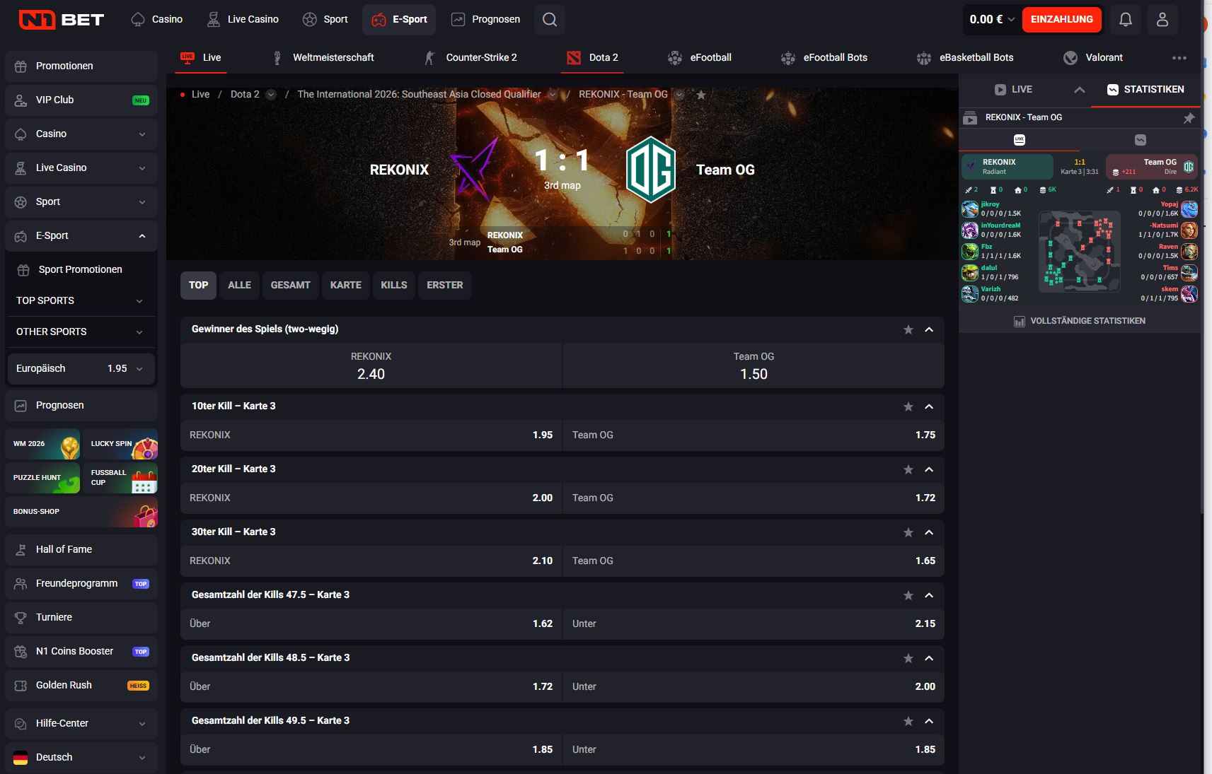 N1Bet Sportwette