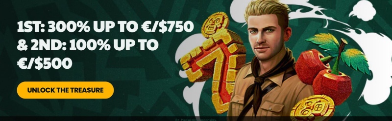 Tikal Casino Welcom Bonus