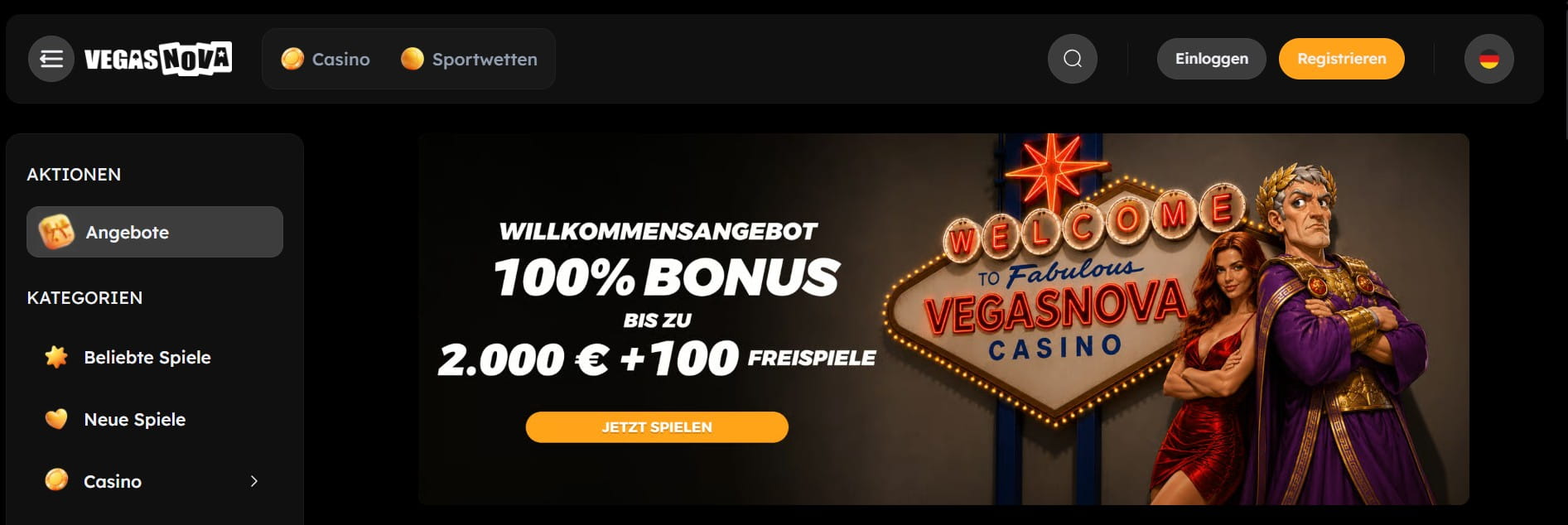 Vegas Nova Bonus