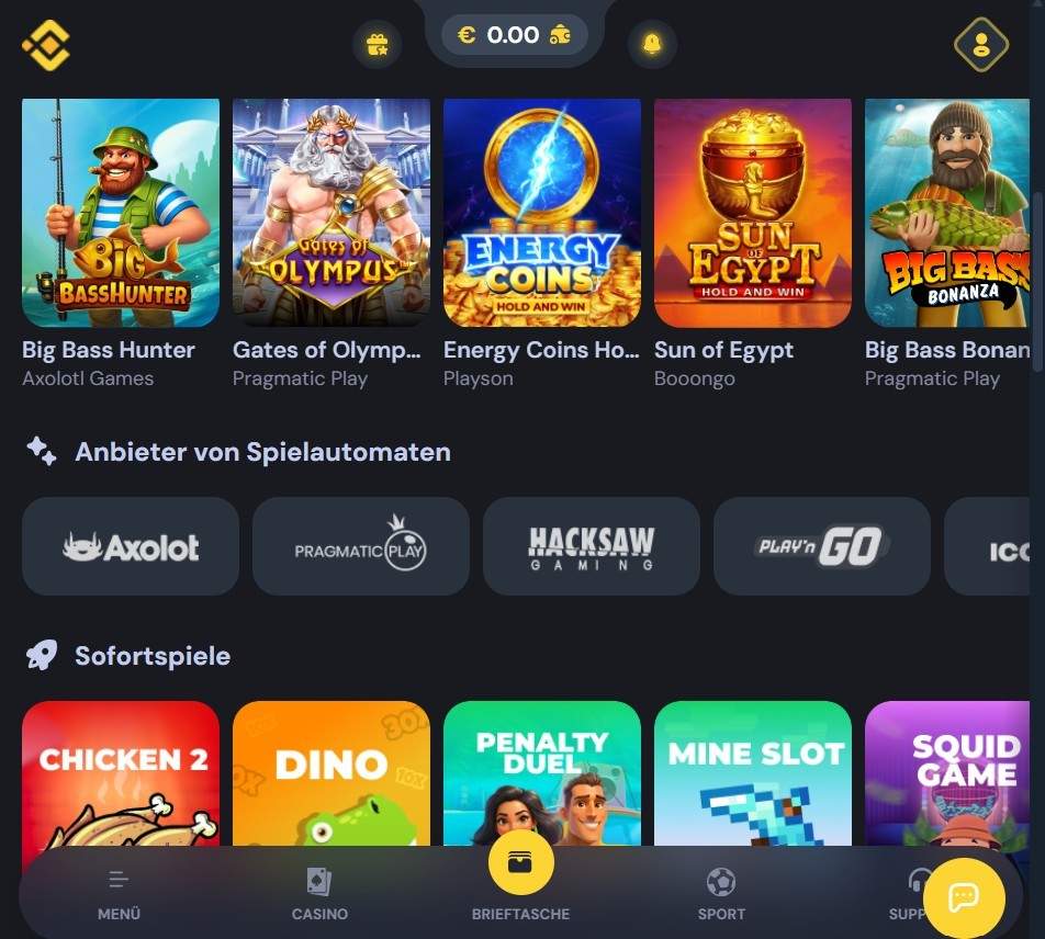 Cocobet Spiele