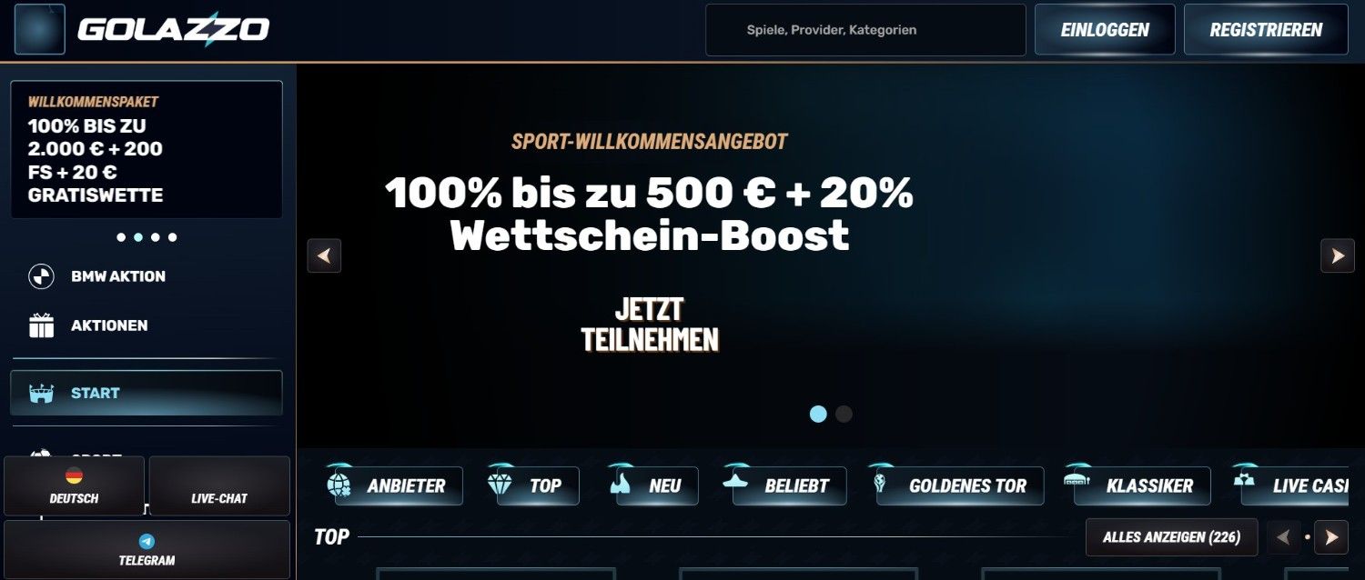 Golazzo Sport Bonus