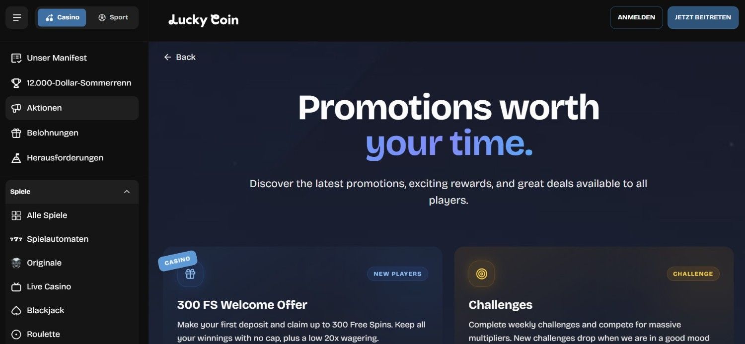 Lucky Coin Bonus