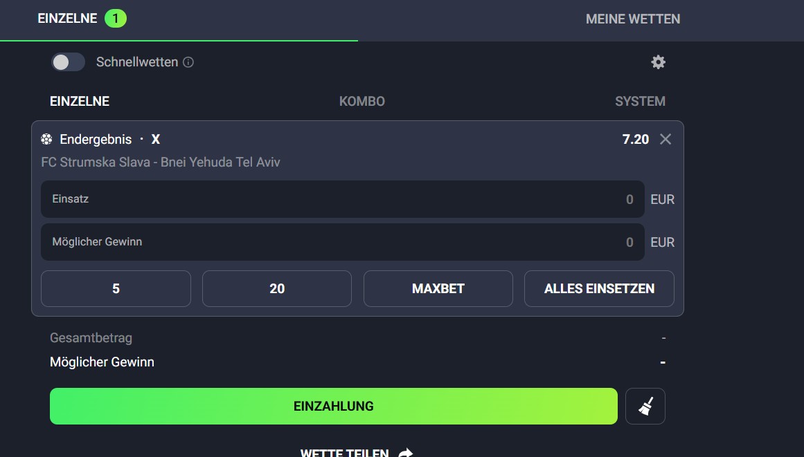 Luckywave Wette Platzieren