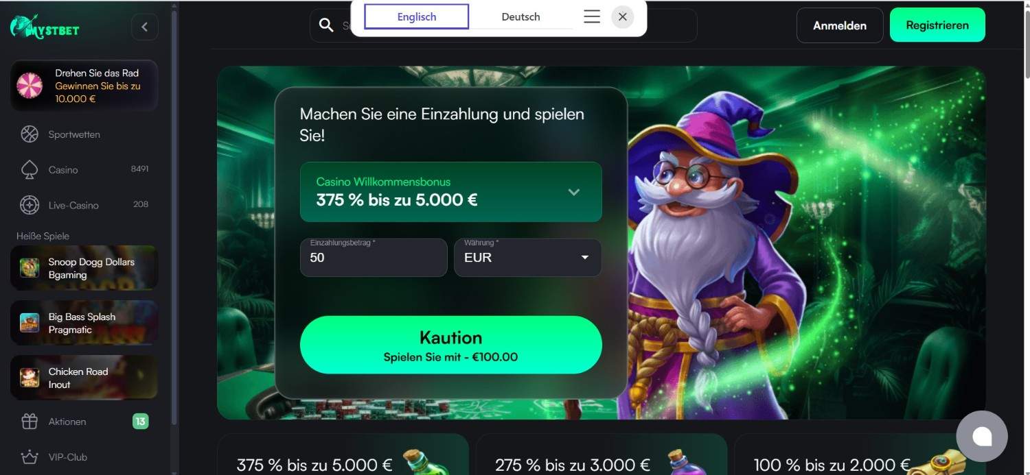 Mystbet Bonus