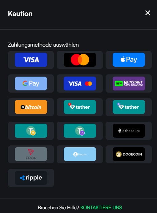 Mystbet Einzahlen
