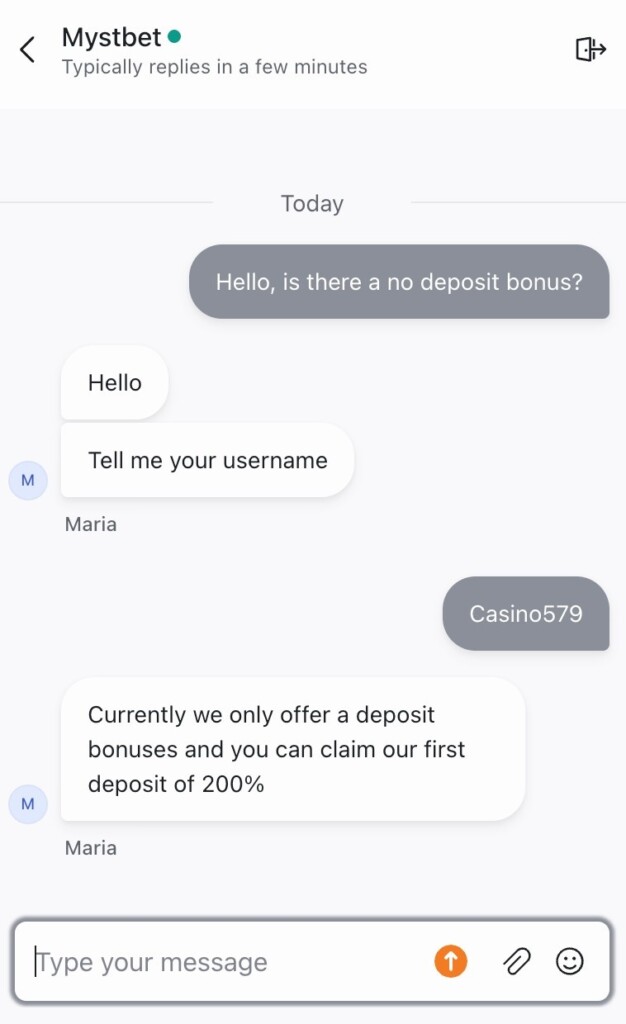 Mystbet Live Chat