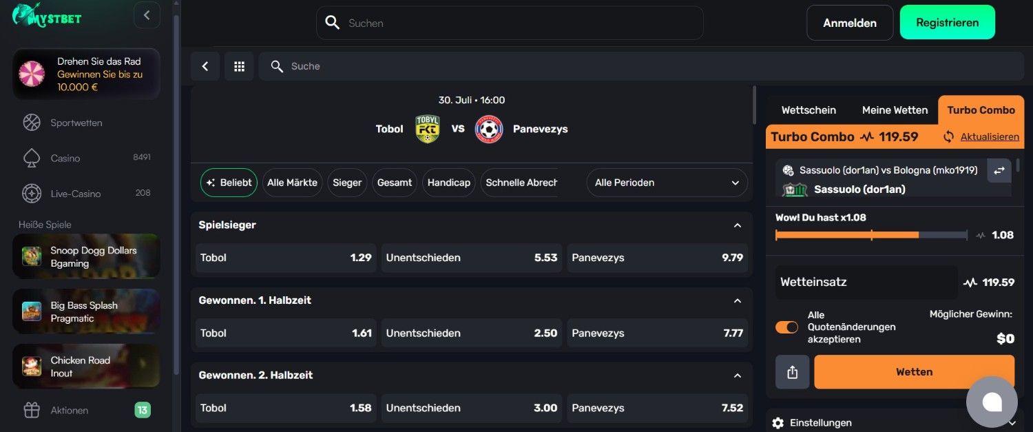Mystbet Sportwette
