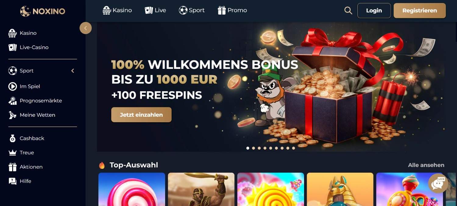 Noxino Casino Bonus