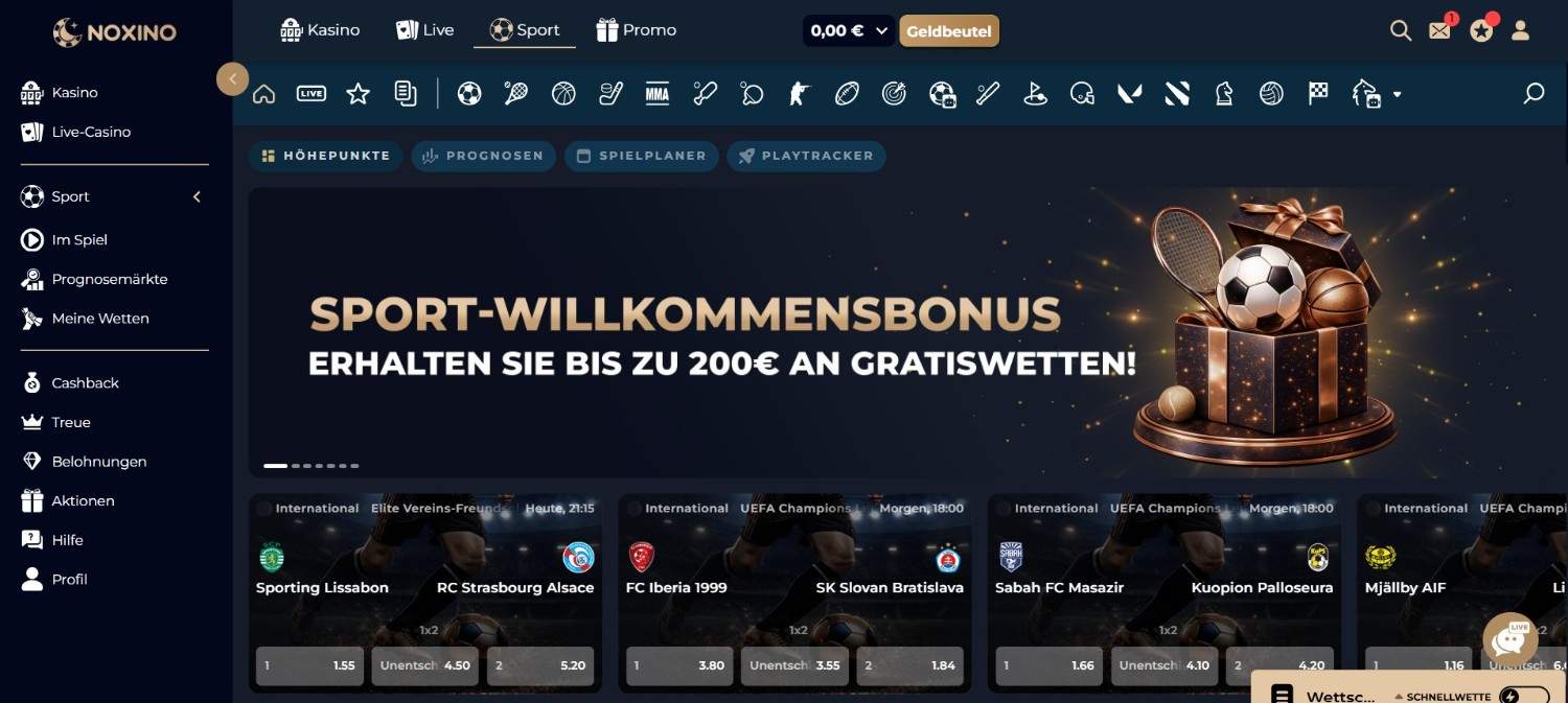 Noxino Sportwetten