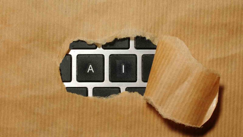 ai tasten auf einer computertastatur