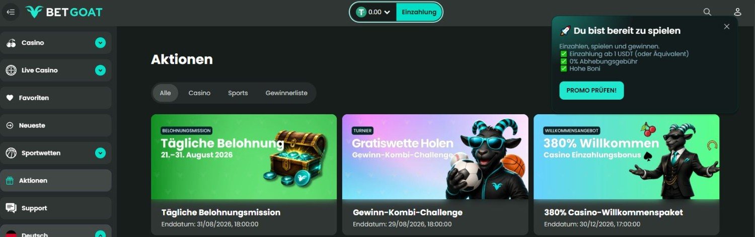 BetGoat Bonus